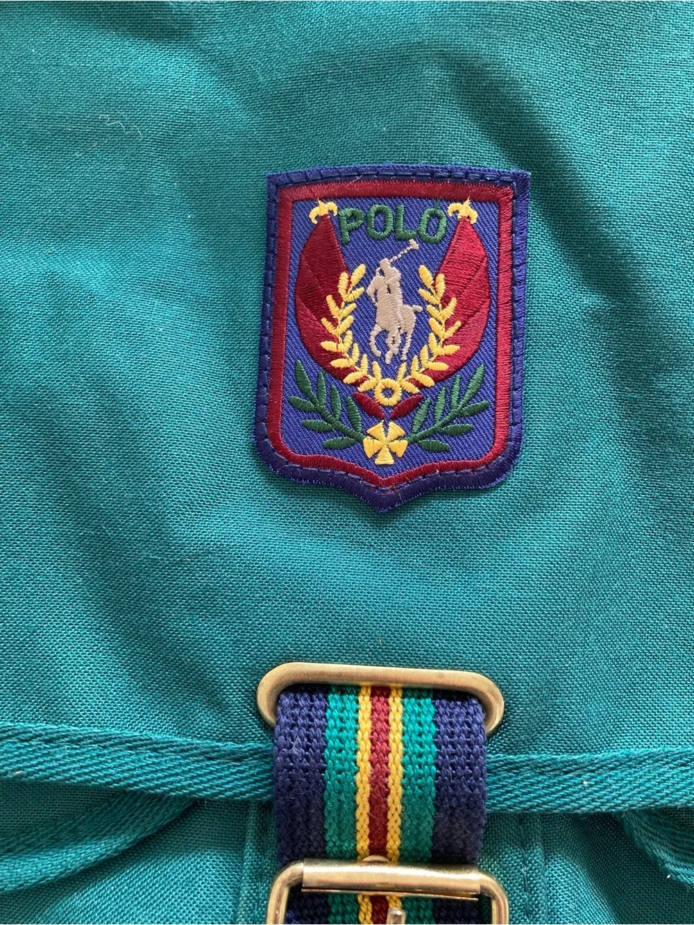 Polo Ralph Lauren Green Canvas Garment Bag